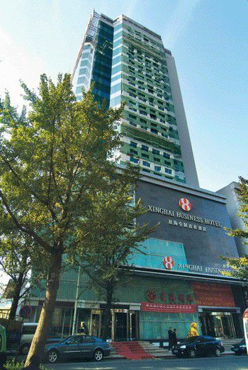 Dalian San Jiang Business Hotel Exteriör bild